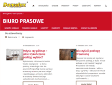 Tablet Screenshot of media.domalux.pl